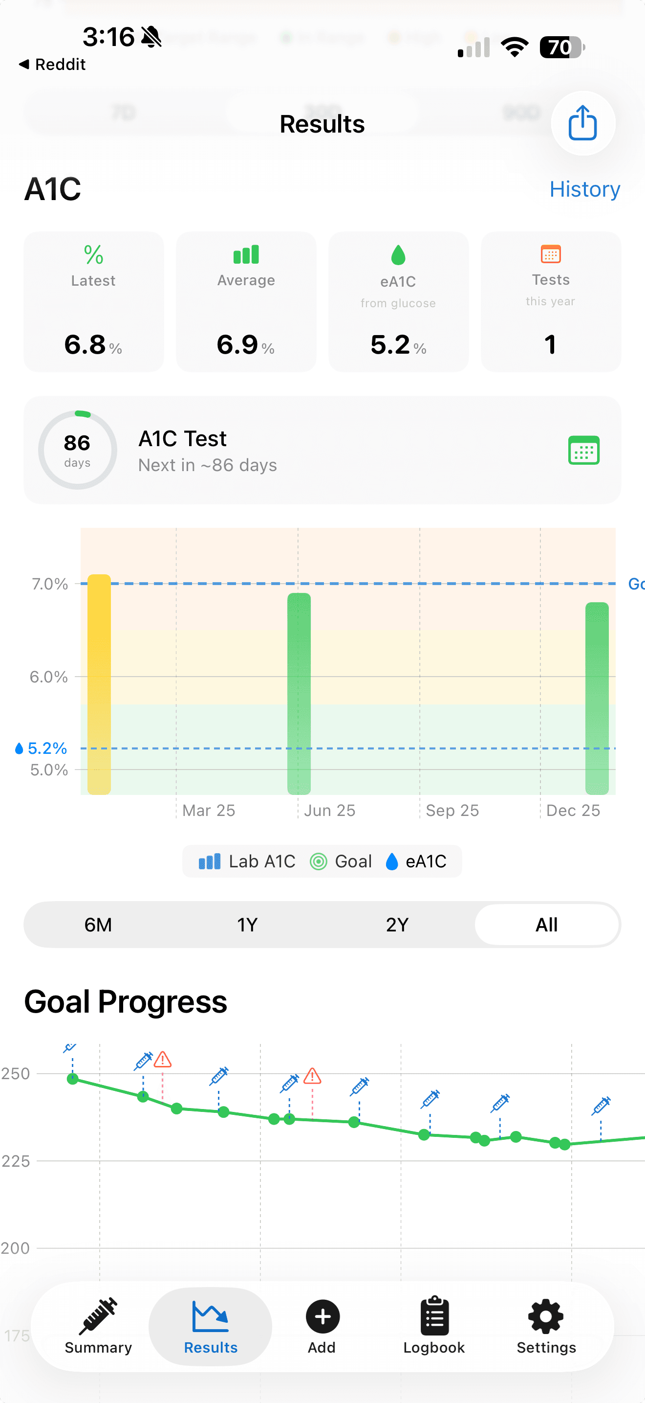 estimated-a1c screenshot